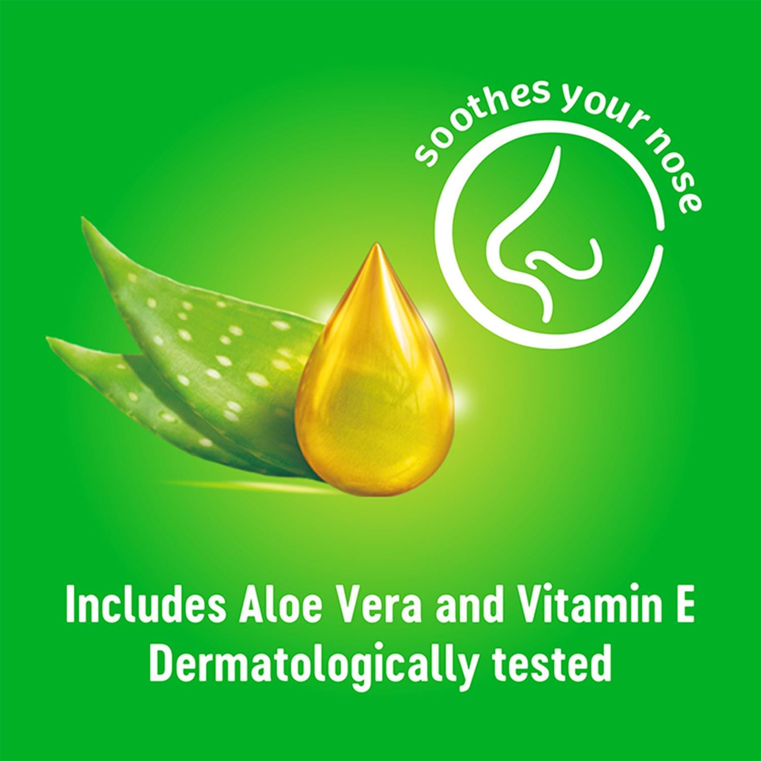 Facial Tissues X12 Boxes Of Balsam With Aloe Vera