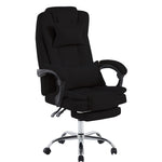 Swivel Velvet Office Chair Ergonomic Leisure Chair Height Adjustable Desk Chair | Black