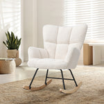 Breeins Modern Rocking Chair With High Backrest