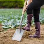 Carbon Steel Square Mouth Shovel Ash Handle | Medium/Large