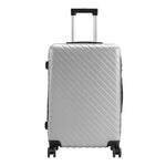 Grey Suitcase With Combination Lock
