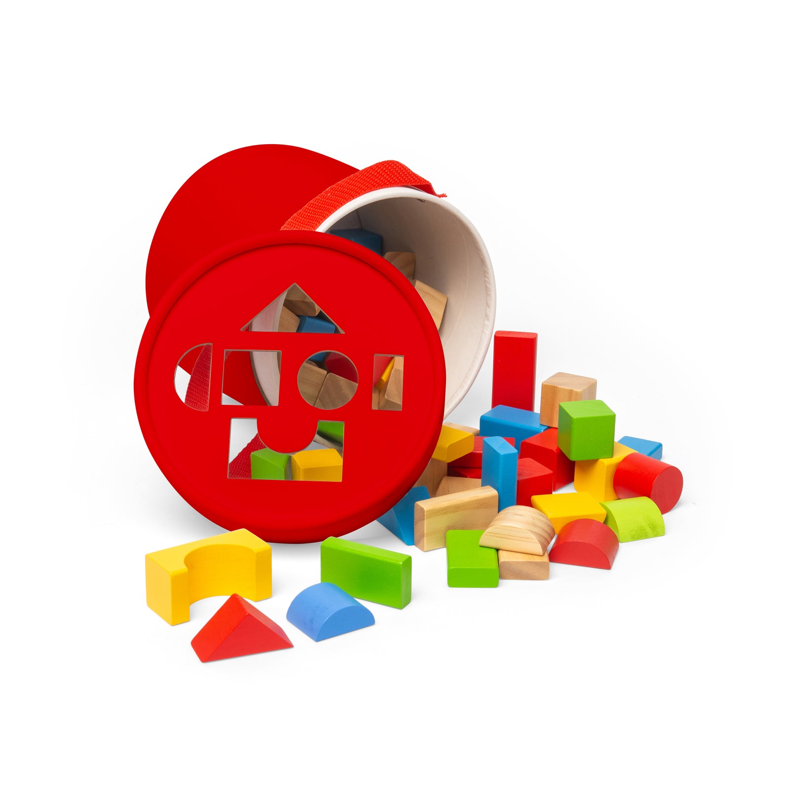 80pc Wooden Building Bricks