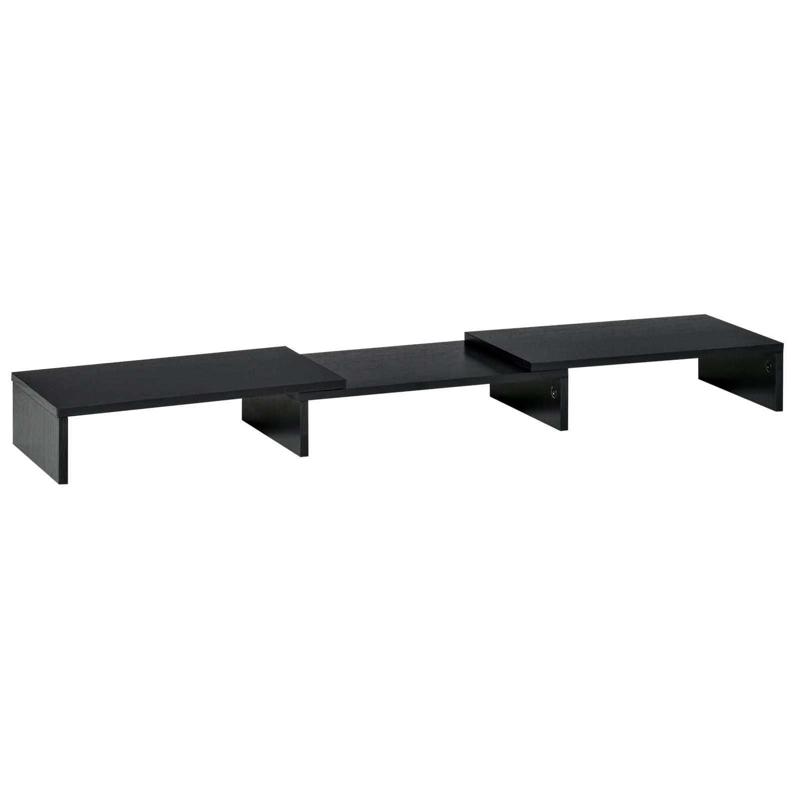 Monitor Stand Screen Riser Adjustable Length For Two Laptop