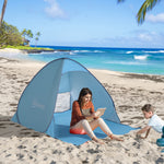 2-3 Person Pop Up Tent Camping Tent Sun Shade Shelter | Blue