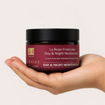 La Rose Francaise Anti-ageing Duo Day & Night Moisturiser 50ml For Hydration And Soothing