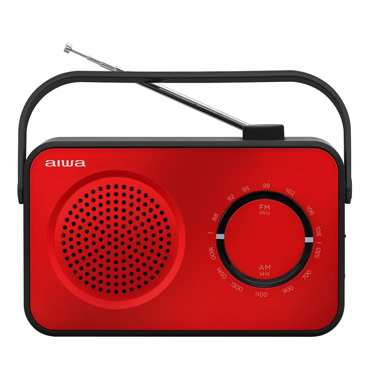 R-190 Portable Analogue Radio With Am/fm | Red