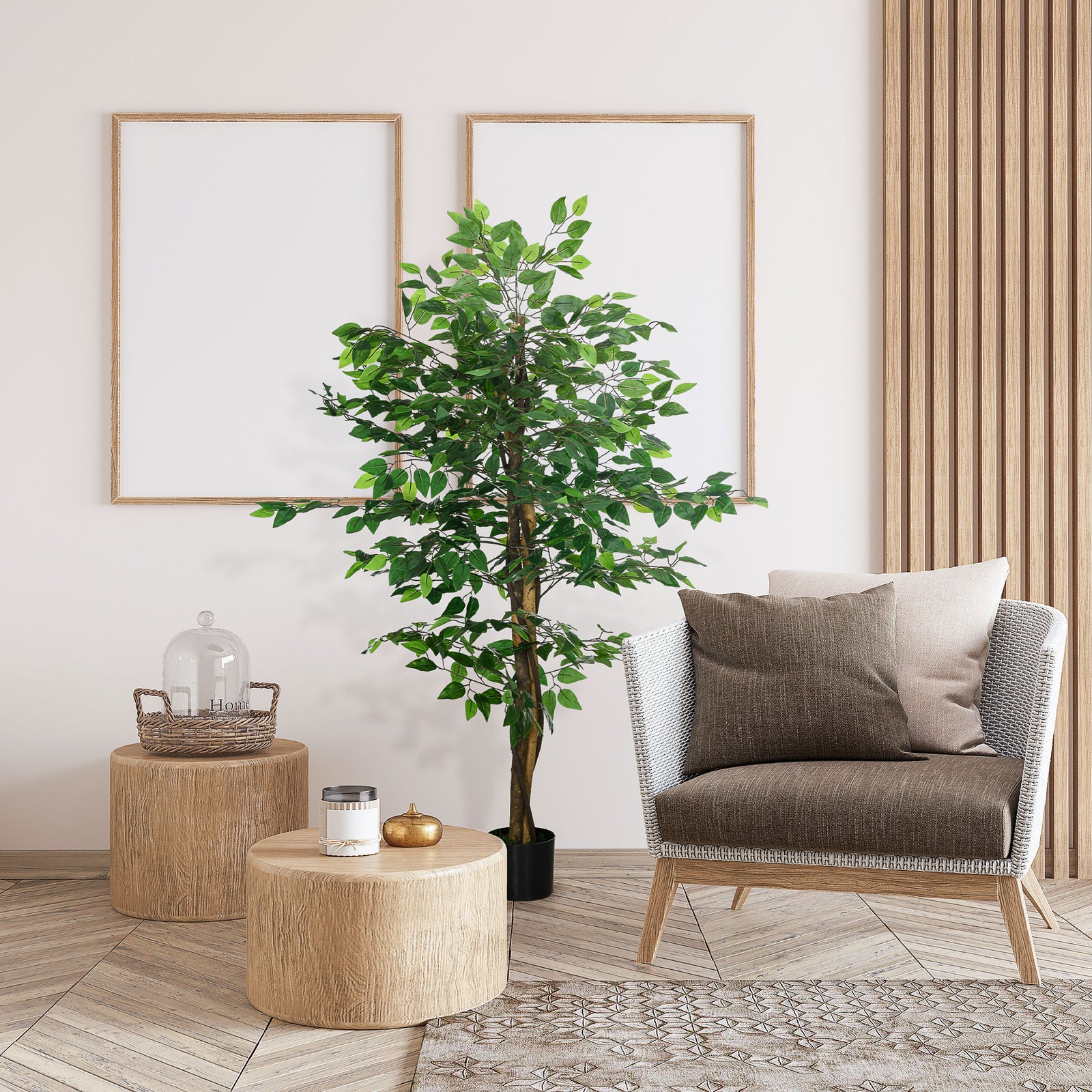 150cm Artificial Tree Ficus For Indoor Outdoor Home Décor
