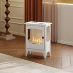 Freestanding Bioethanol Fireplace Ethanol Fireplace Stove | White