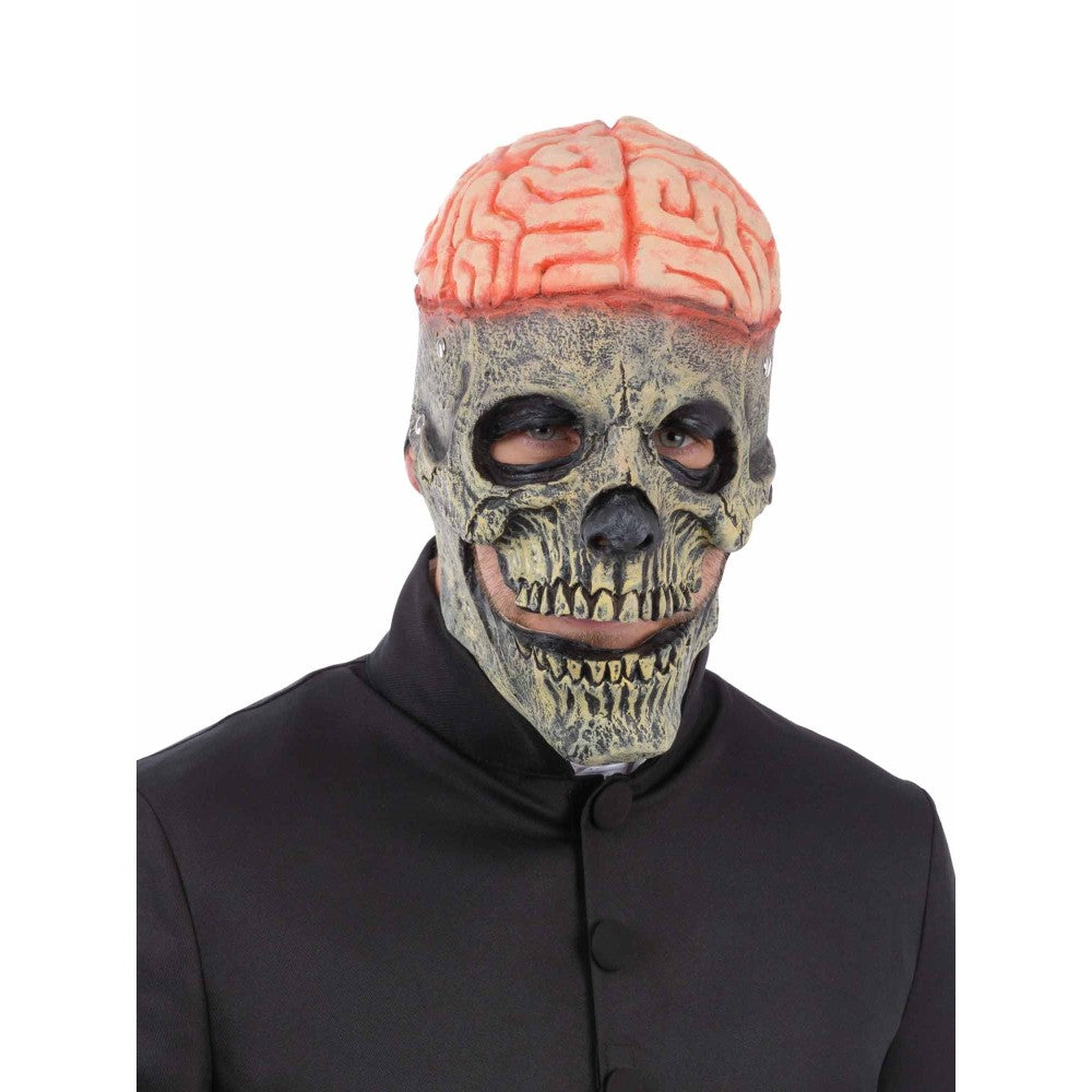 Exposed Brain Skull Latex Mask