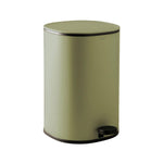 Essentials Pedal Bin | 5l Circular Trash Can With Lid | Sage Green