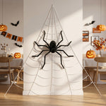 Breeins Halloween Giant Spider & Web Decorations