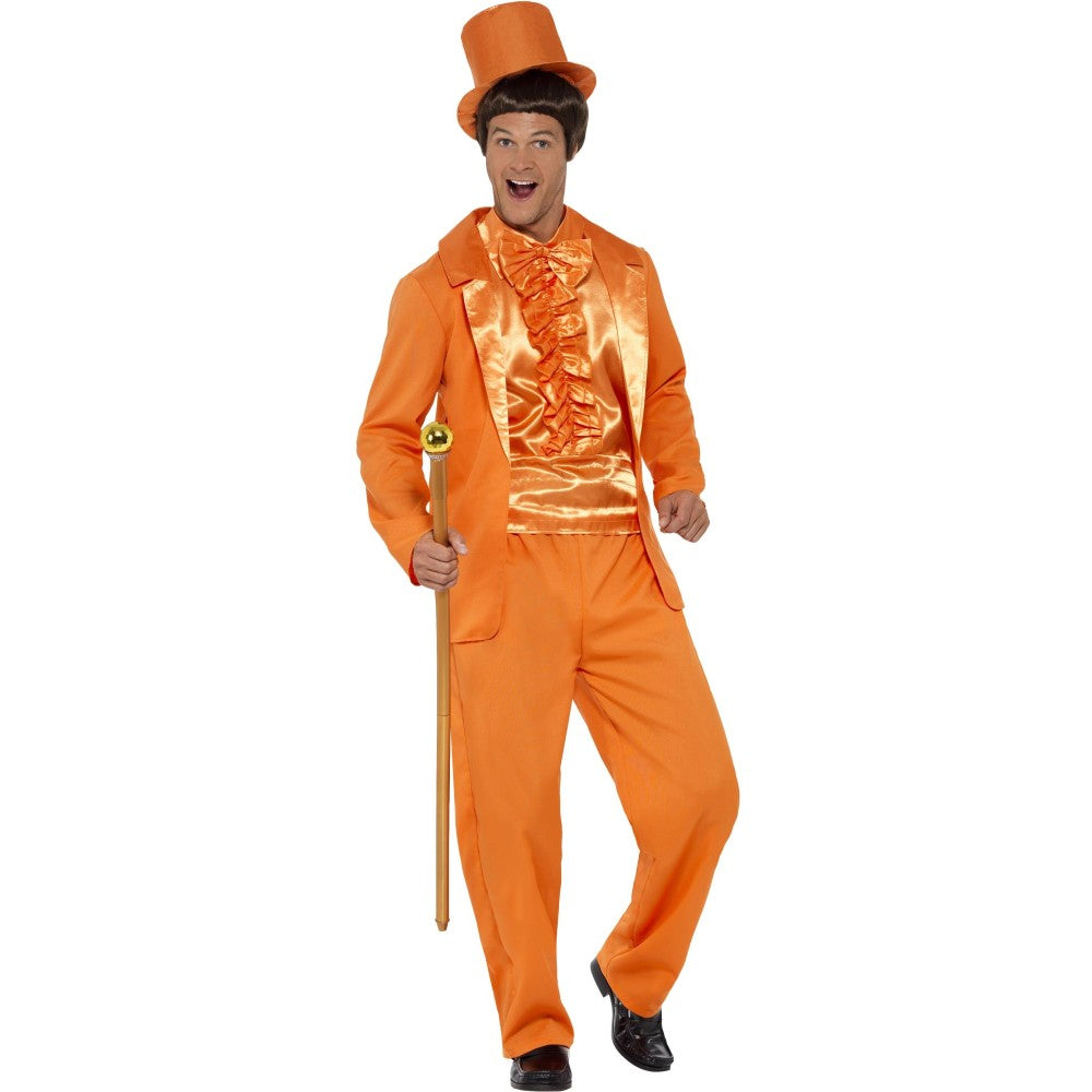 90s Stupid Tuxedo Costume | Medium | Orange