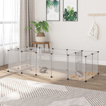 Pet Playpen, 18 Panels Diy Small Animal Cage, For Guinea Pigs, Hegehogs