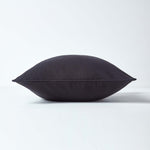 Cotton Plain Cushion Cover | 45cm x 45cm | Black