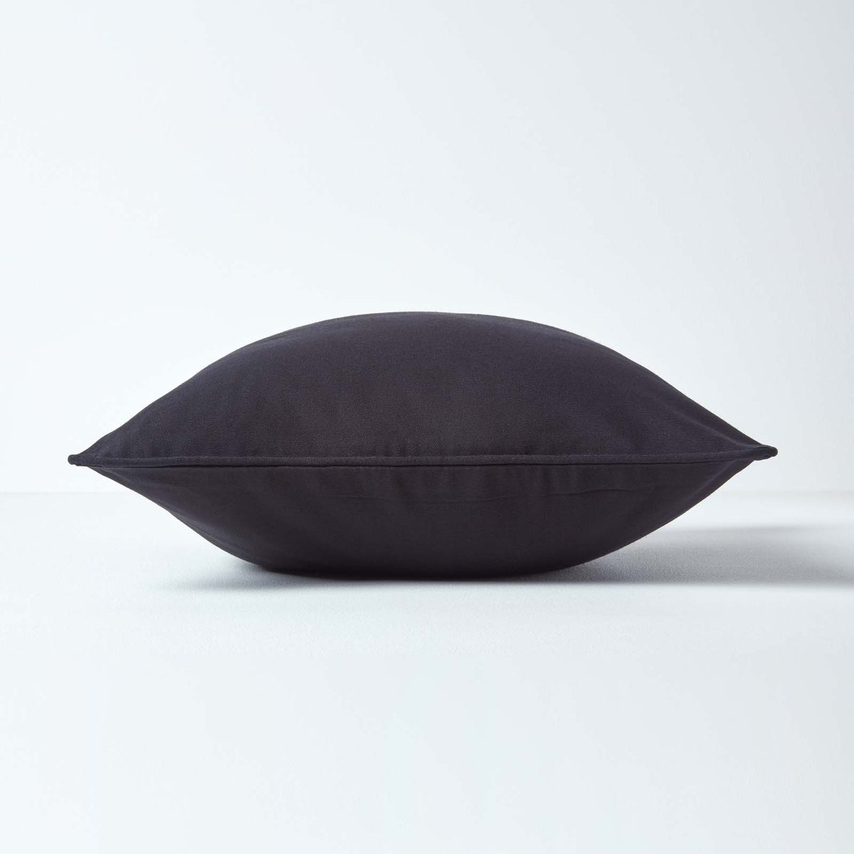 Cotton Plain Cushion Cover | 45cm x 45cm | Black