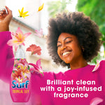 Surf Laundry Washing Liquid Detergent Tropical Lily 1.30 Litre, 48 Washes, 2pk