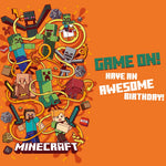 Minecraft Age 7 Birthday Card Official Product