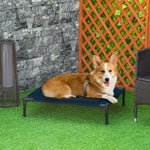 Pawhut Pet Puppy Raised Bed Cot Dog Cat Elevated Cots Trampoline Indoor Outdoor