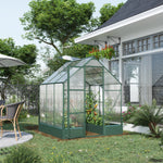 Walk-in Polycarbonate Greenhouse - 6x6ft