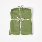 Organic Cotton Duvet Cover Set 400 Tc | King | Moss Green
