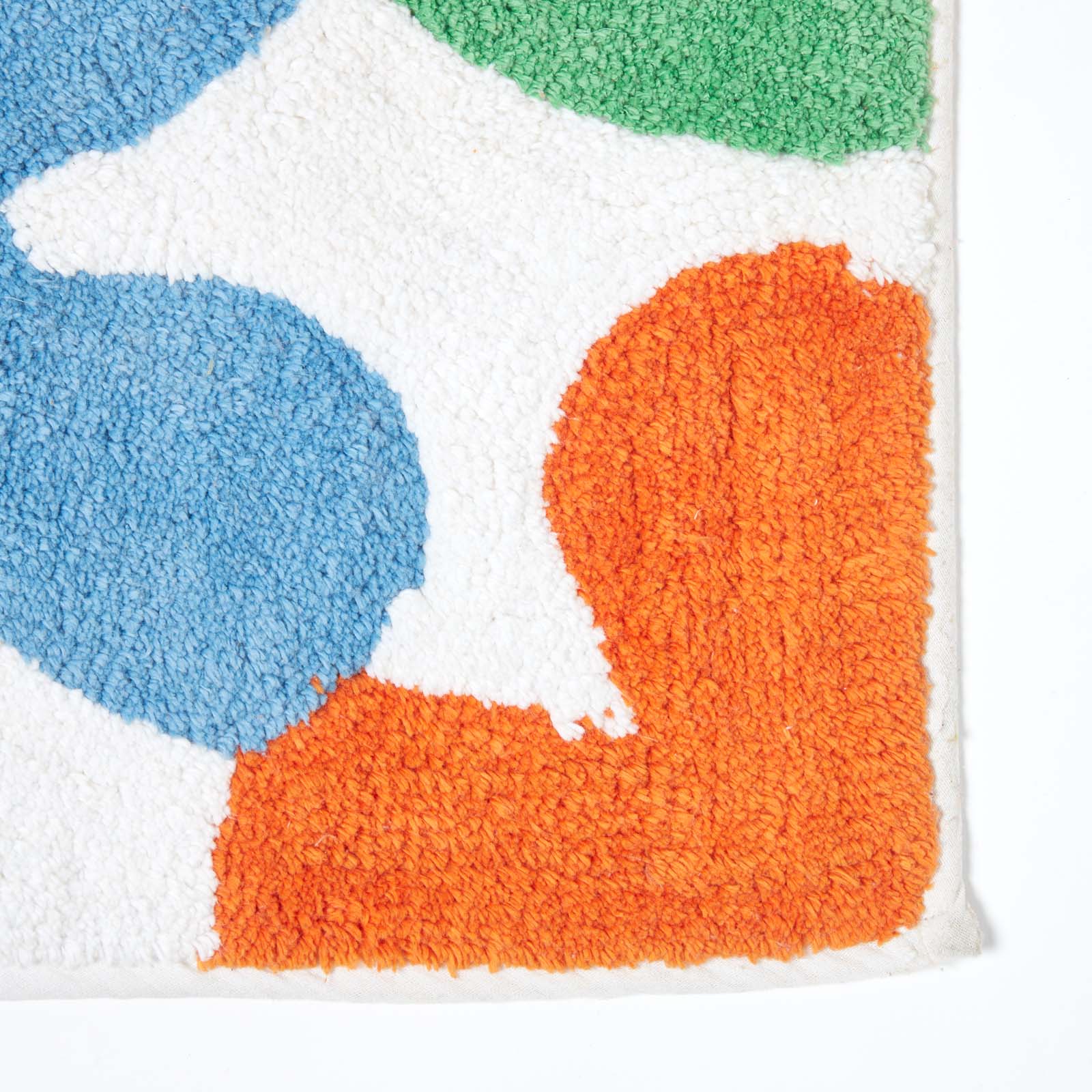 Cotton Tufted Multi Colour Floral Children Rug