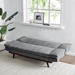Scandinavian Click Clack Sofa Bed - Double | Grey