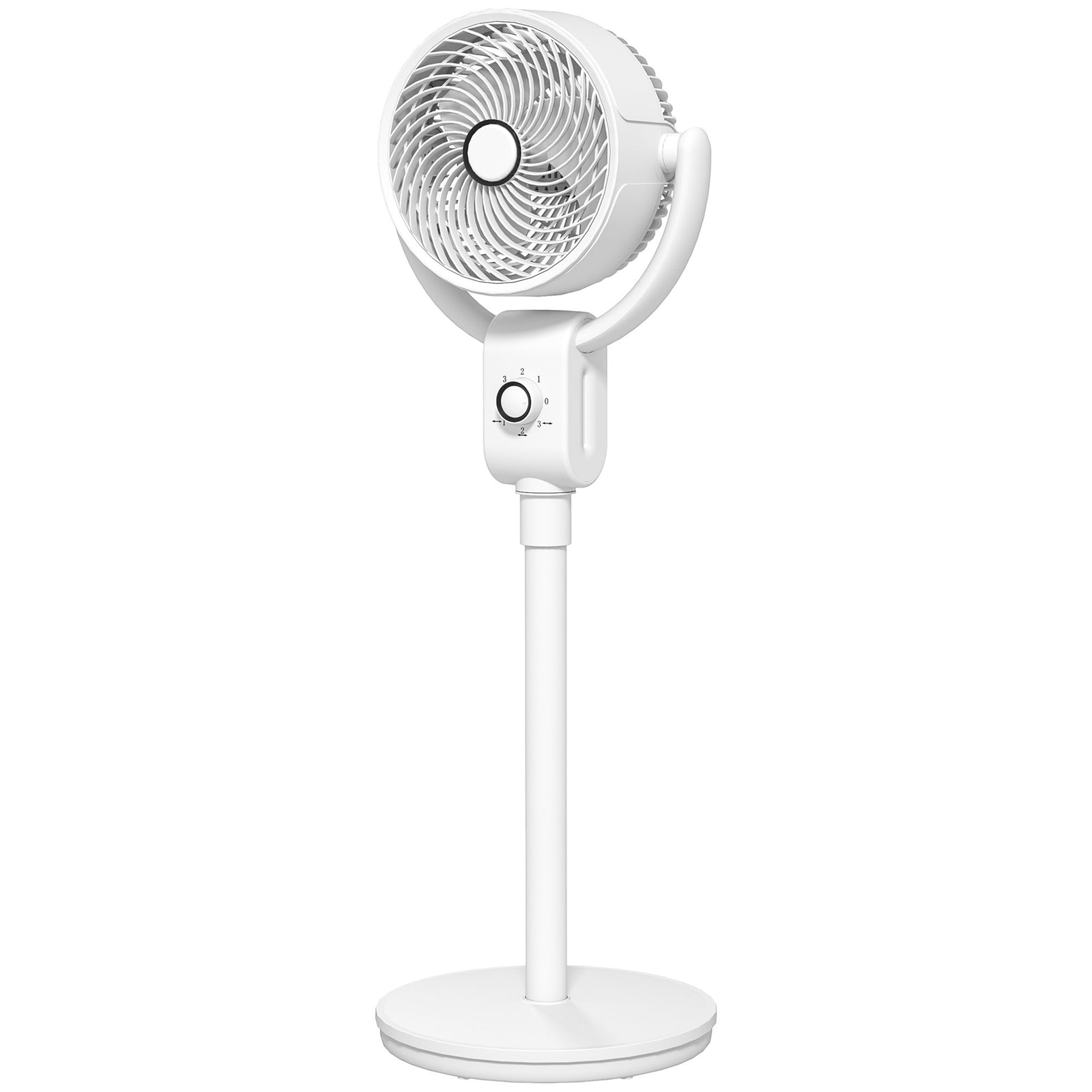 Pedestal Fan, Air Circulation Fan With Oscillating, Tilt