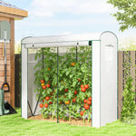 Mini Greenhouse, Portable Indoor Outdoor Green House With Pe Cover | White