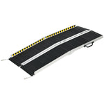 Folding Aluminium Wheelchair Ramp For Home | Large | Black