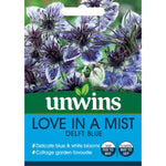 Love-in-a-mist (nigella) 'delft Blue' Seeds | 250 Seeds