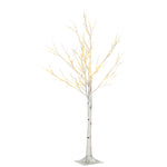 4/5/6ft Artificial White Birch Tree Light | 4ft | White
