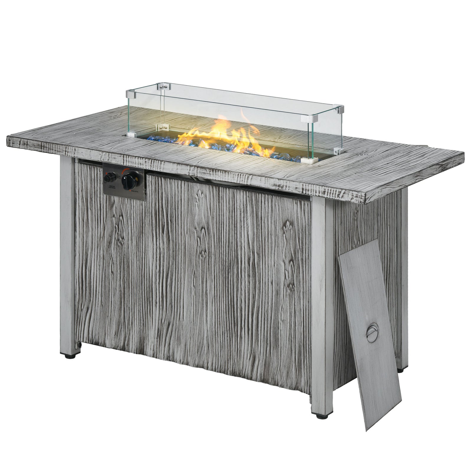 Propane Fire Pit Table 50,000 Btu W/ Cover