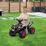 6v Kids Electric Quad Bike With Music, Forward Function | Black