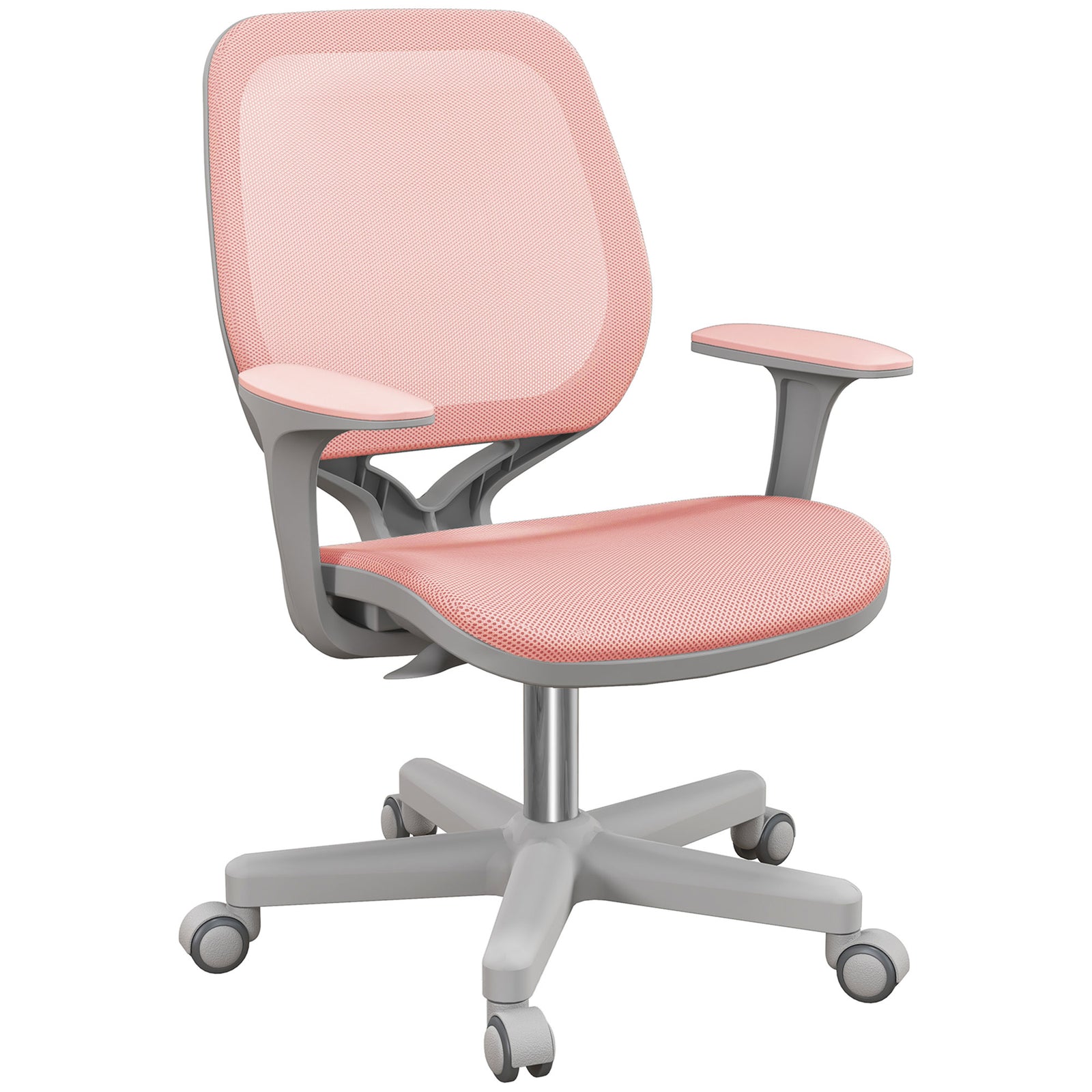 Office Chair, Swivel Wheels | Pink
