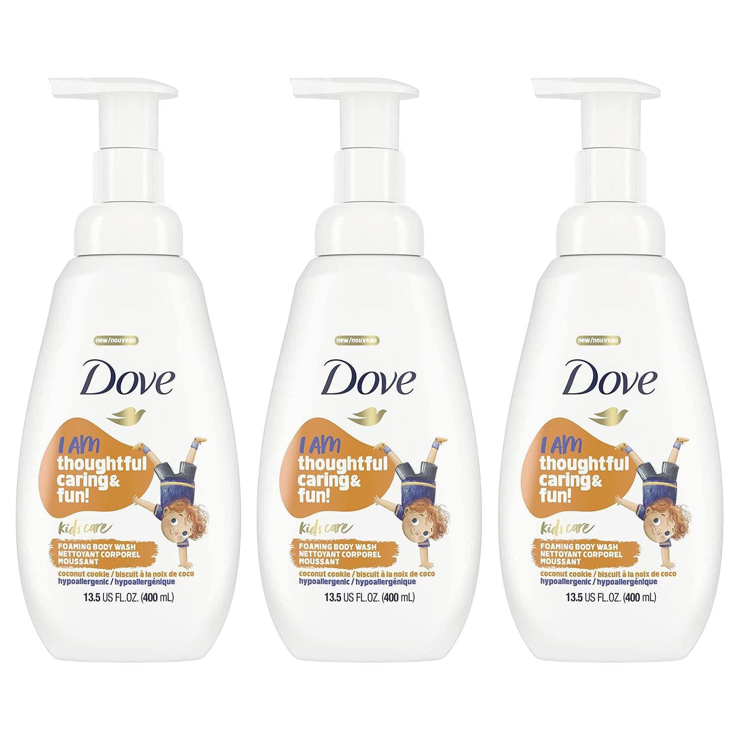 Care Hypoallergenic Skin Care Foaming Body Wash Coco Cookie 400ml, 3pk