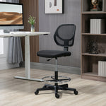 Tall Office Chair 360° Swivel Black