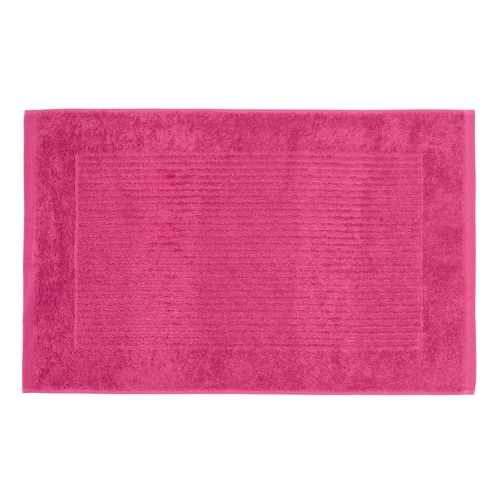Imperial Plain Turkish Cotton Bath Mat | 50 x 80cm | Raspberry