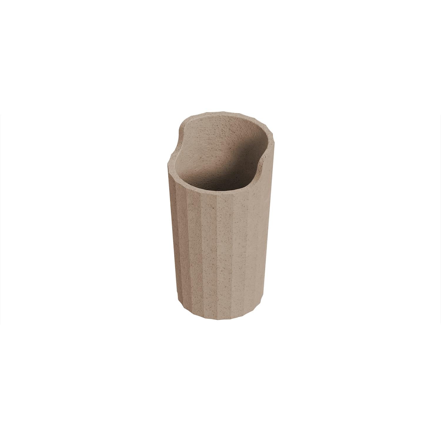 Toothbrush Holder, Bathroom Tumbler, Beige, Recycled Avenir Collection