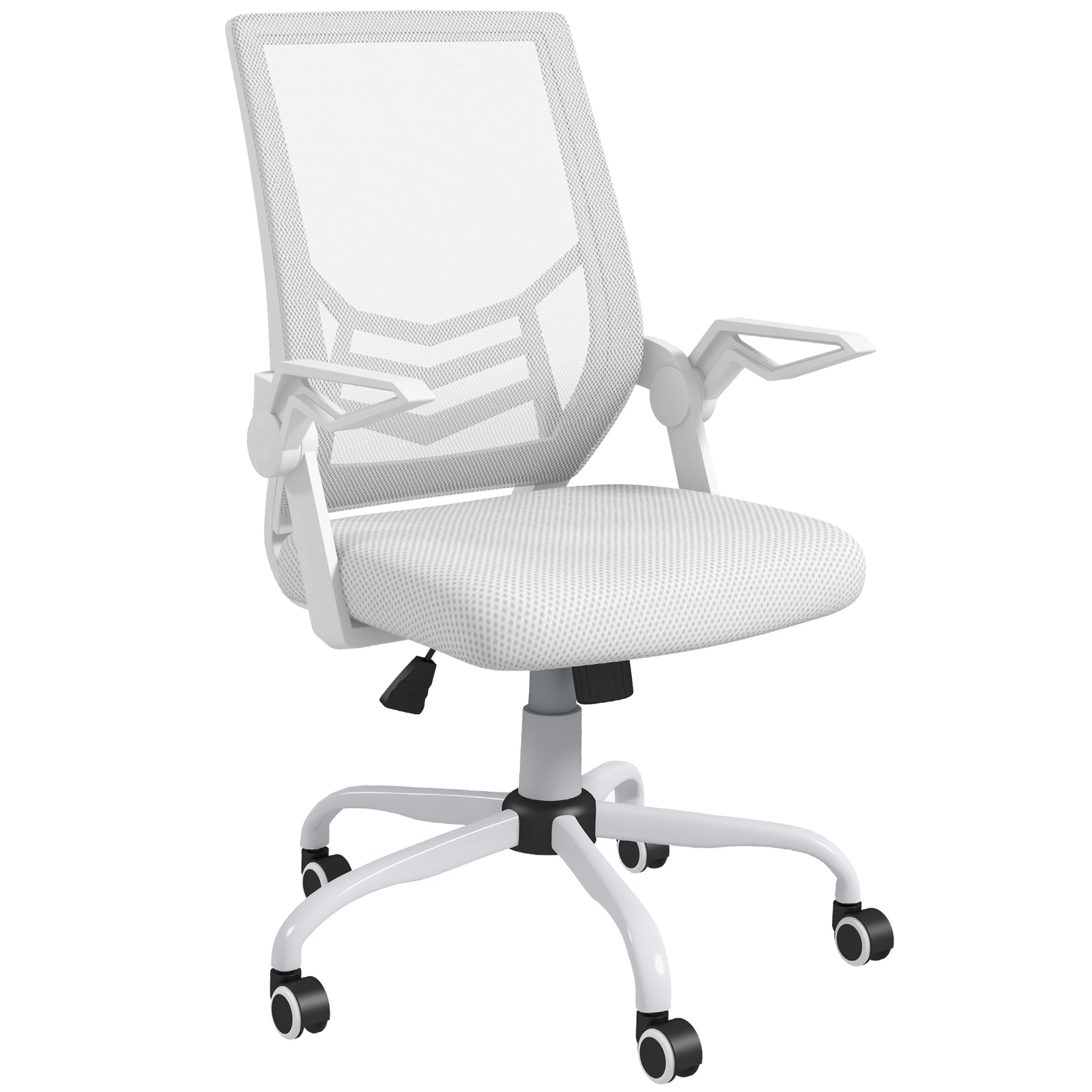 Mesh Office Chair Lumbar Support | White