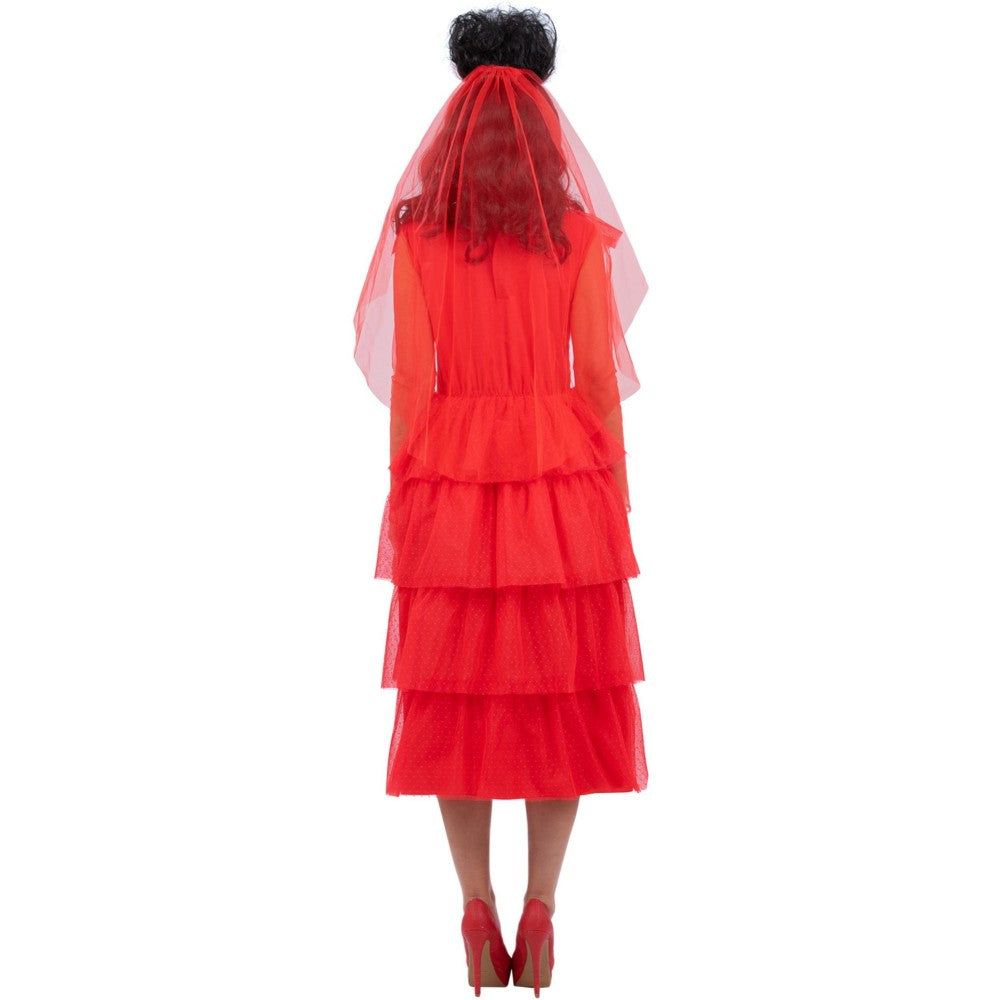 Beetlejuice, Lydia Bride Long Dress Costume | Large