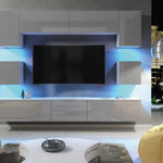 Panorama Wall Tv Unit | Grey