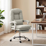 Reclining Office Chair, Desk Chair With Lumbar Support | Khaki