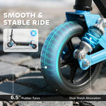 Electric Scooter For Kids With Lcd Display, Up To 15 Km/h | Blue