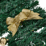 Pre-lit Artificial Christmas Garland | Green & White