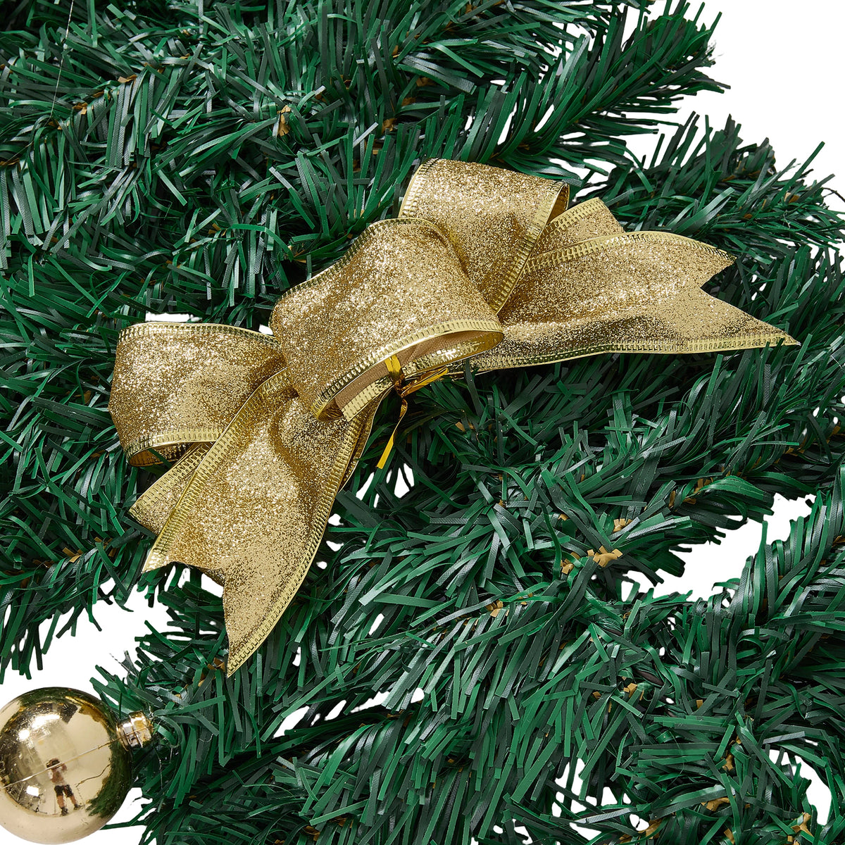 Pre-lit Artificial Christmas Garland | Green & White