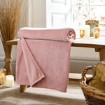 Snuggle Touch Supersoft Fleece Throw | 150cm x 200cm | Pink