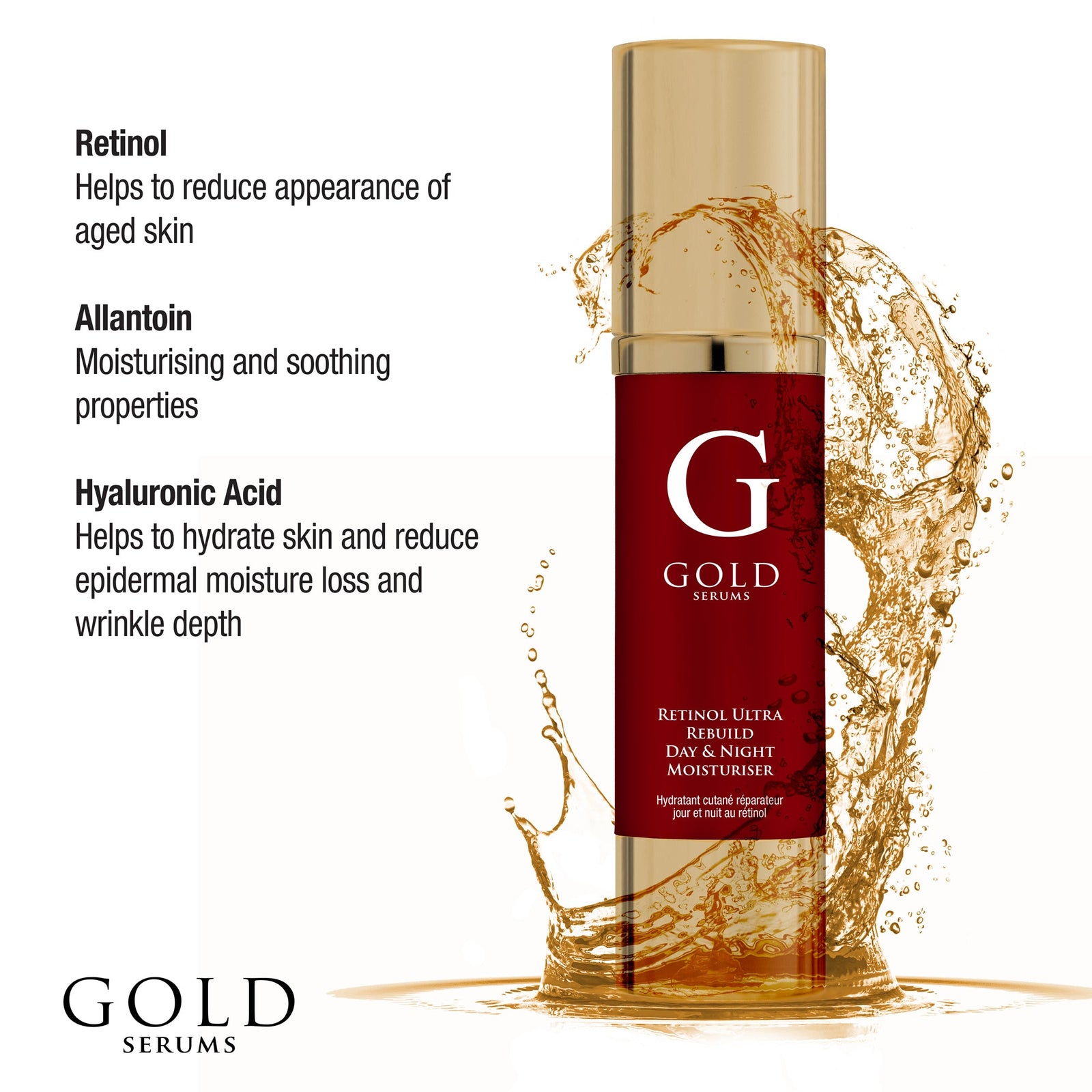Retinol Ultra Rebuild Day & Night Moisturiser 50ml
