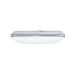 Palermo Modern White Led Ceiling Lamp Included Remote With Adjustable Brightness And Colour Temperature | 33cm | White