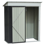 3x5ft Storage Shed With Shelves Durable Waterproof
