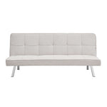 Click Clack Linen Blend Sofa Bed - 3 Seater | Cream